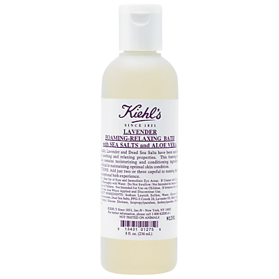 shop for Kiehl's Lavender Foaming-Relaxing Bath with Sea Salts and Aloe Vera, 50ml at Shopo