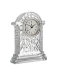 Waterford Crystal Lismore Cut Glass Carriage Clock, Large