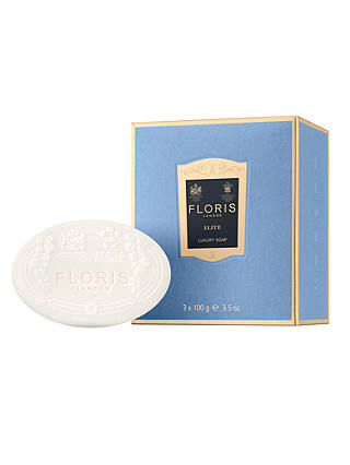 Floris Elite Luxury Soap, 3 x 100g