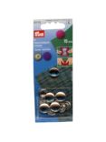 Prym Metal Cover Buttons, 15mm, Pack of 6