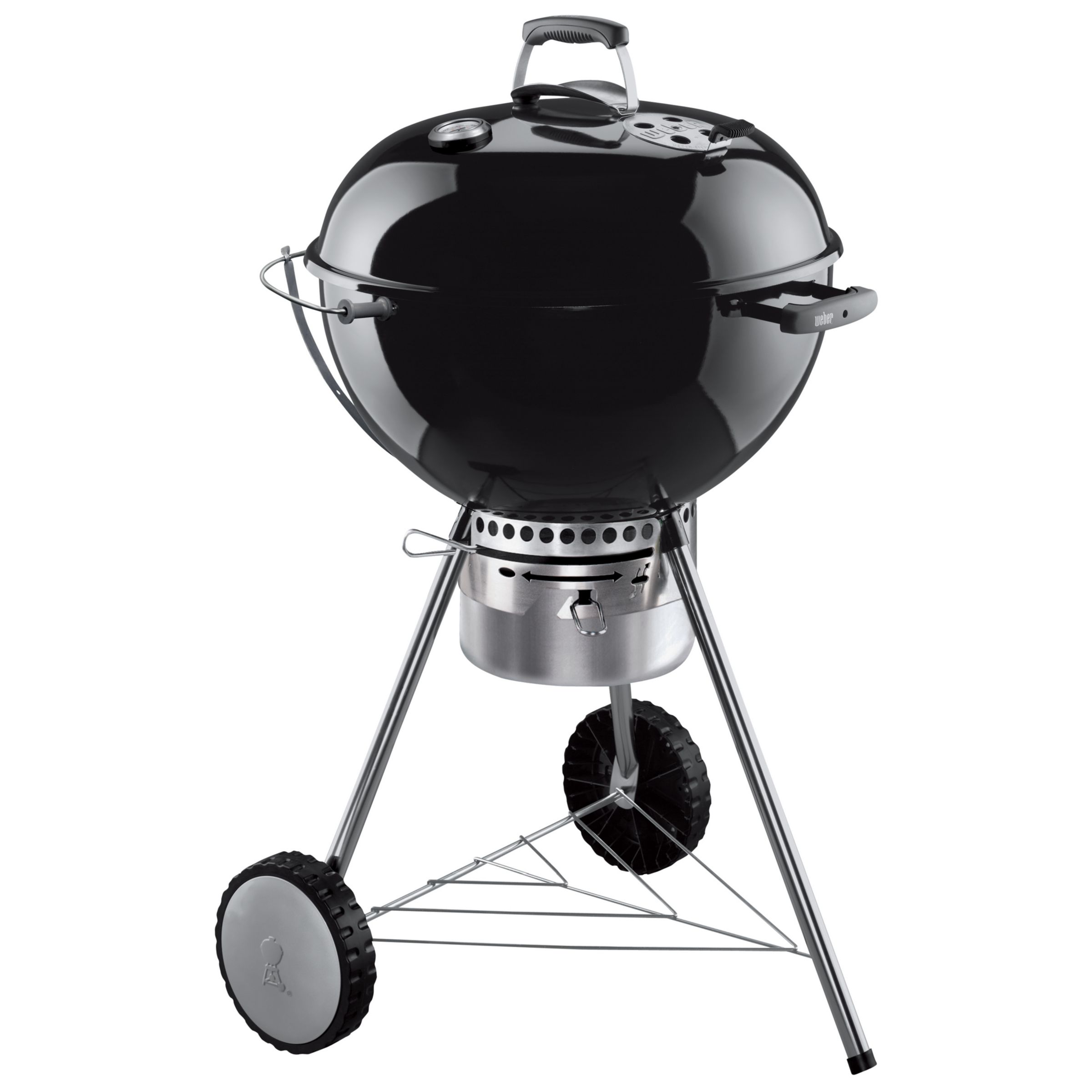 Weber One Touch Master Touch Charcoal Barbecue, 57cm, Black