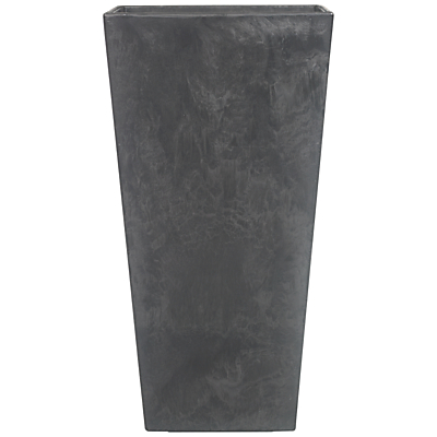 Artstone Ella Vase Planter, Black, H49cm