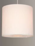 John Lewis ANYDAY Small Libby Easy-to-Fit Ceiling Shade, Cream