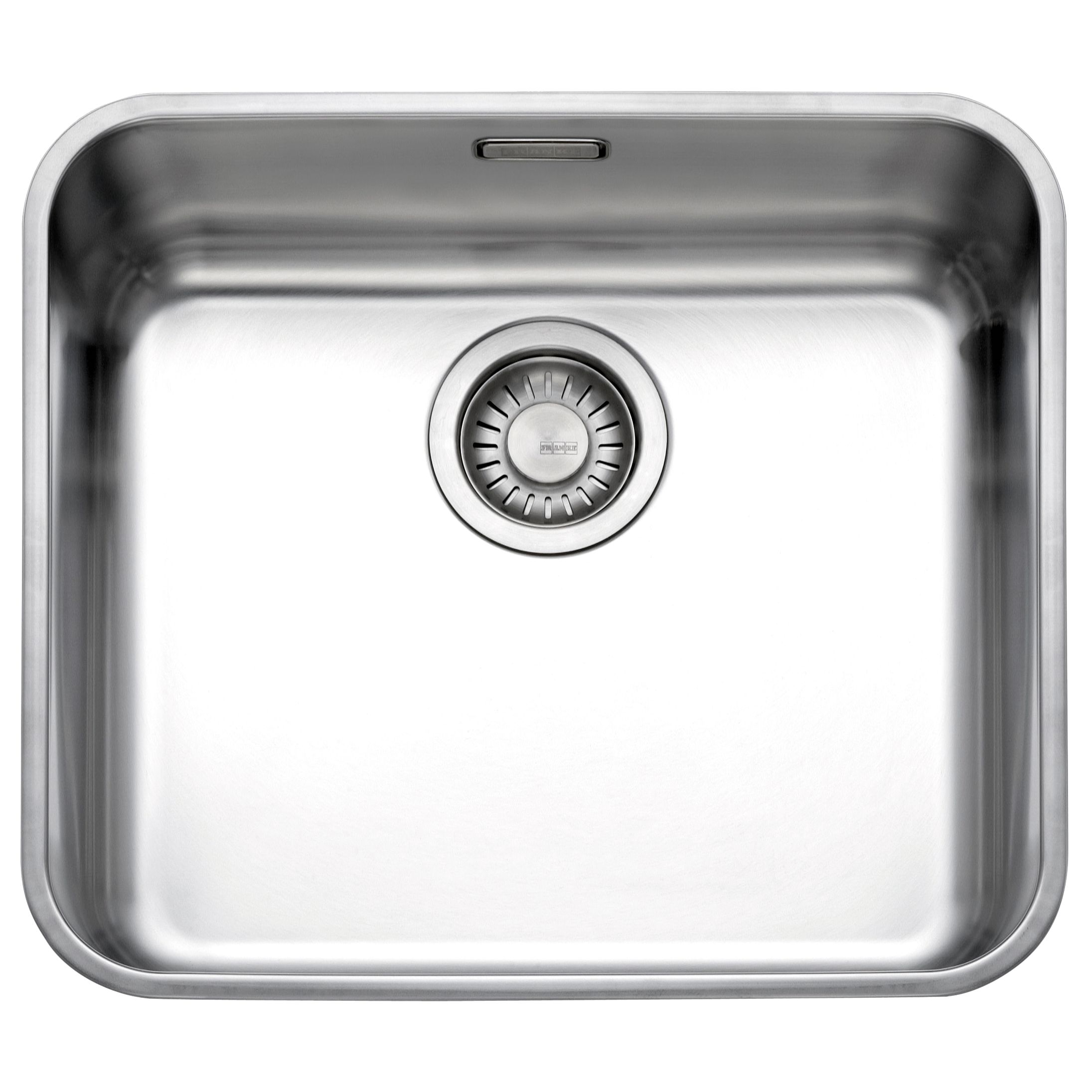 Franke Largo LAX 110 45 Undermounted Single Bowl Kitchen Sink, Stainless Steel