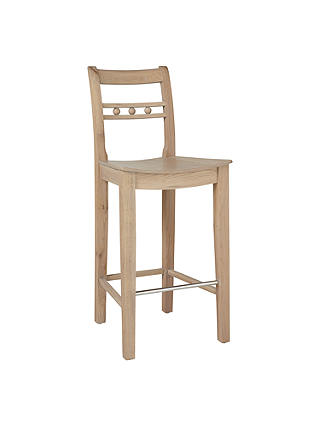 Neptune Suffolk Bar Chair, Seasoned Oak