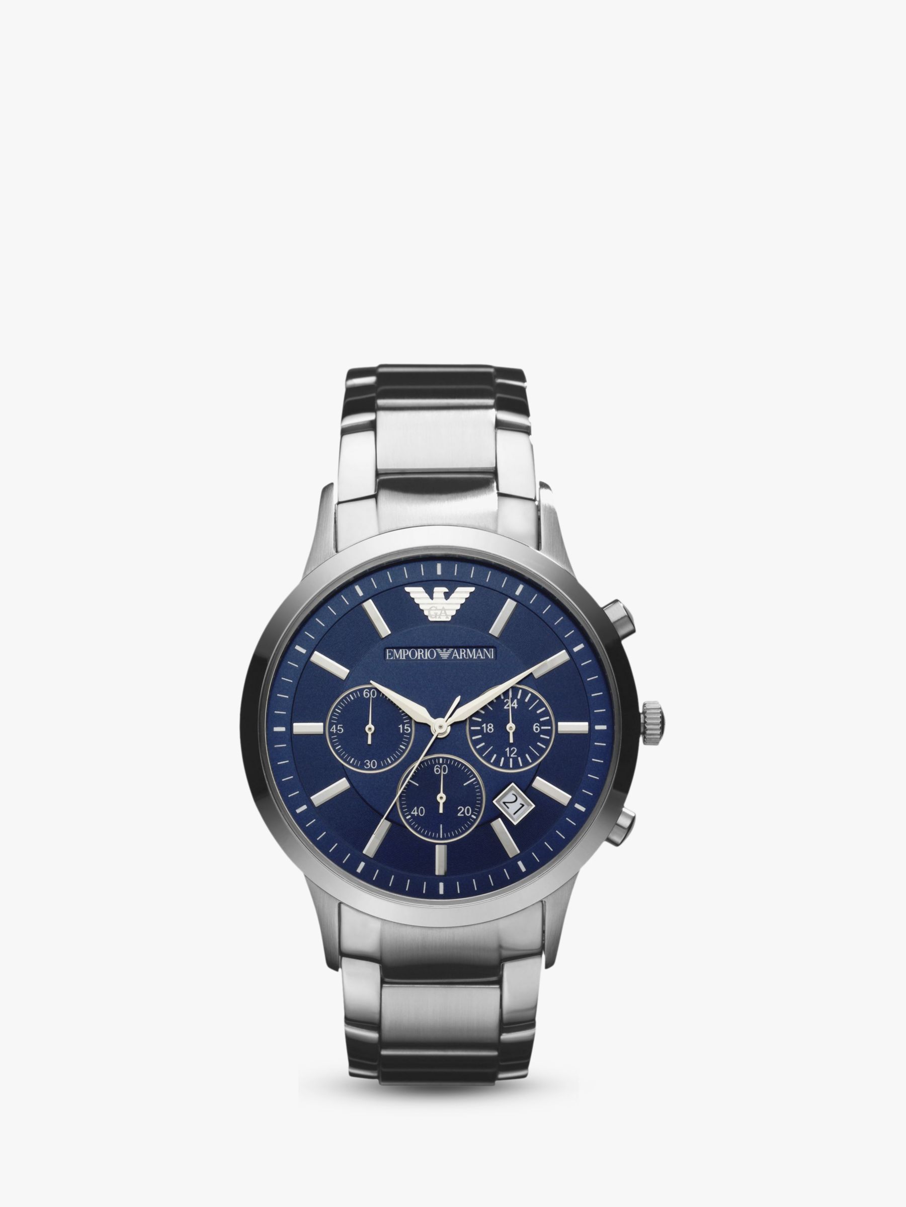 emporio armani men's chronograph watch