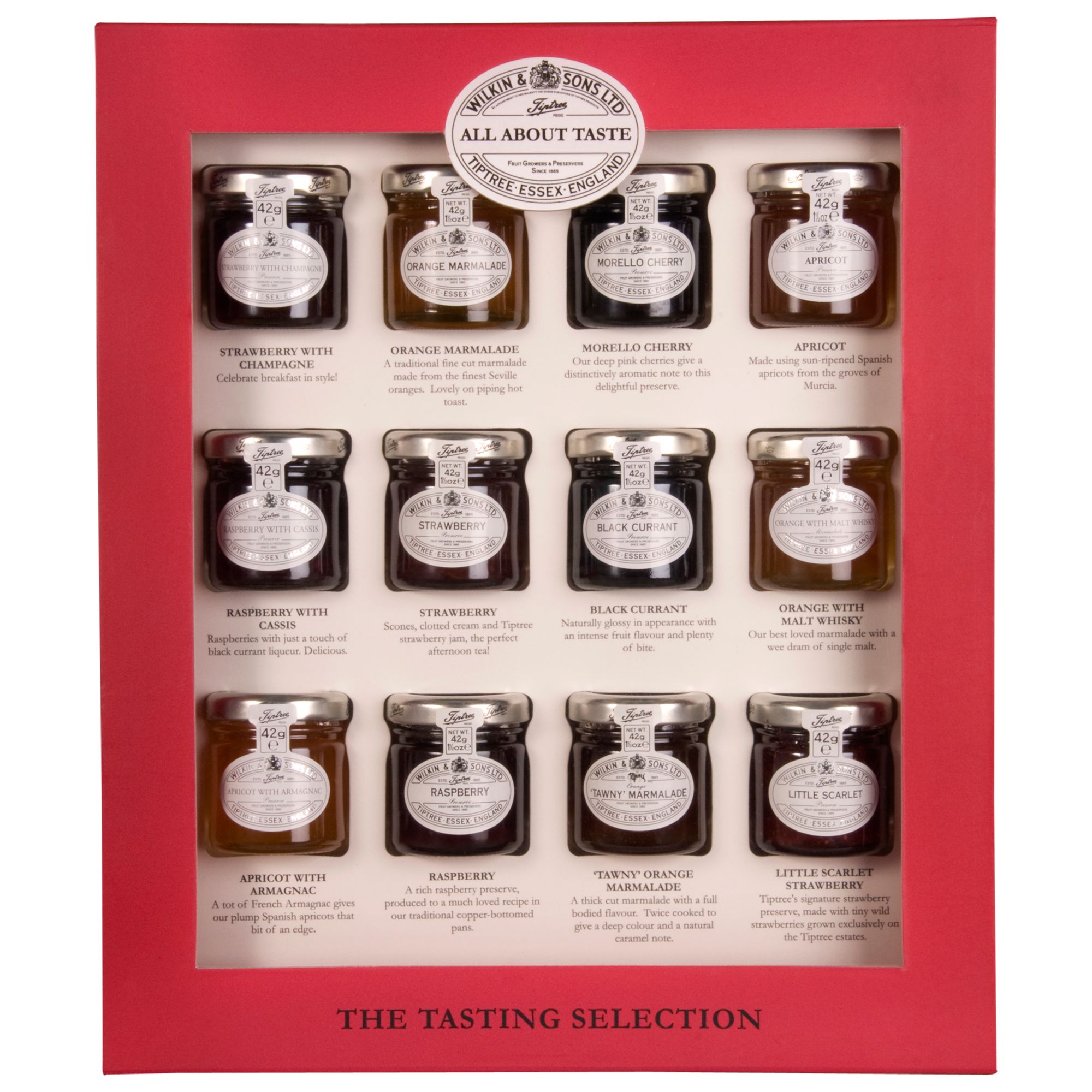 Wilkin & Sons Tiptree Jam Tasting Selection, 480g