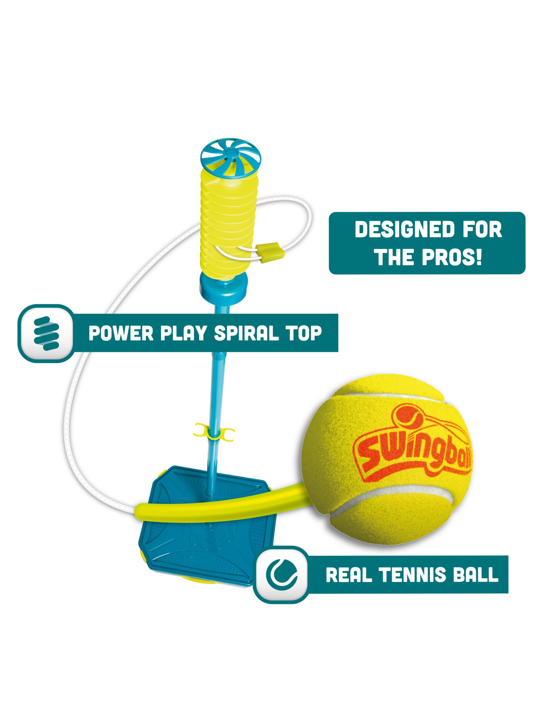 Mookie Toys Pro Swingball Game with Tailball Attachment