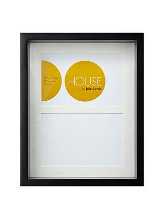 House by John Lewis Tall Box Frame, 2 Aperture, 4 x 6" (10 x 15cm)