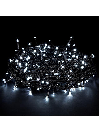 John Lewis & Partners Durawise 192 Battery Operated LED Indoor / Outdoor Christmas Lights, 14m