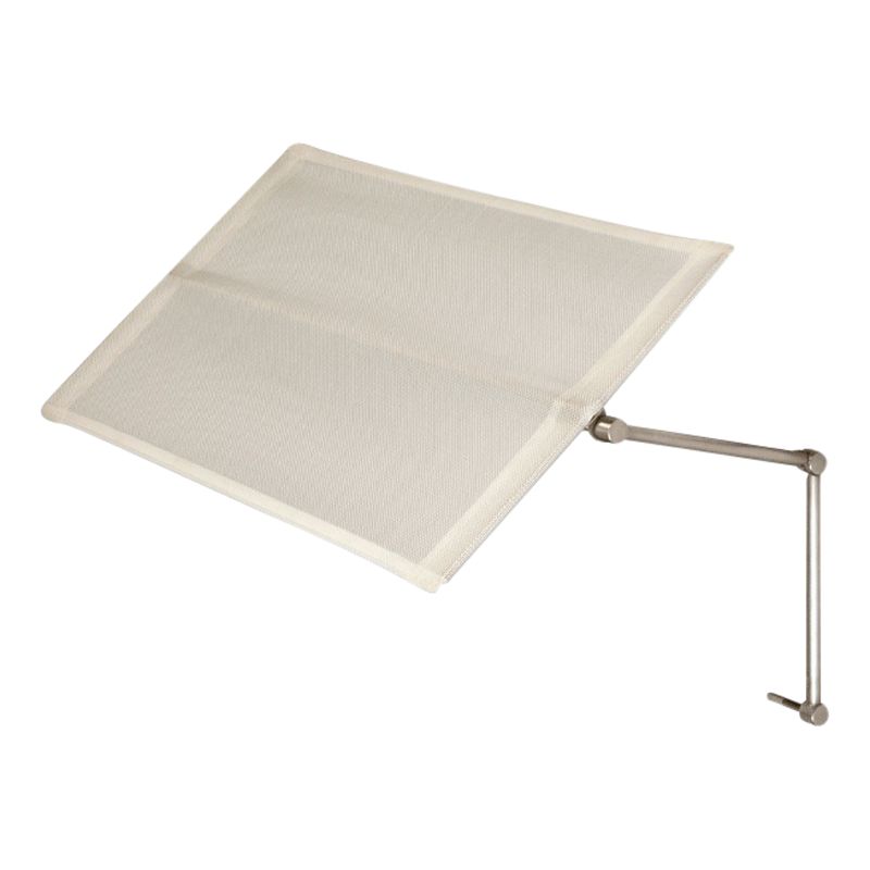Barlow Tyrie Sun Shade for Lounger, Pearl