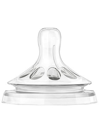 Philips Avent Natural Baby Bottle Teats, Pack of 2, Fast Flow