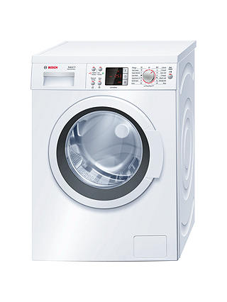 Bosch Exxcel WAQ28461GB Freestanding Washing Machine, 8kg Load, A+++ Energy Rating, 1400rpm Spin, White