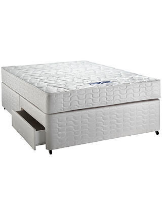 Silentnight Comfort Miracoil Mattress and Divan Storage Bed and Mattress Set, King Size