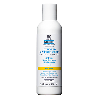 shop for Kiehl's Activated Sun Protector for Face SPF 50, 100ml at Shopo