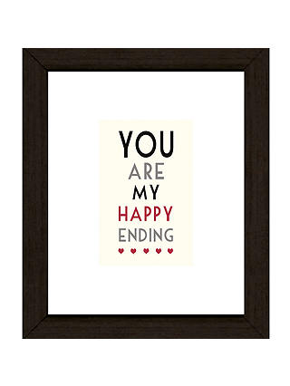 East of India You Are My Framed Print, 27 x 23cm