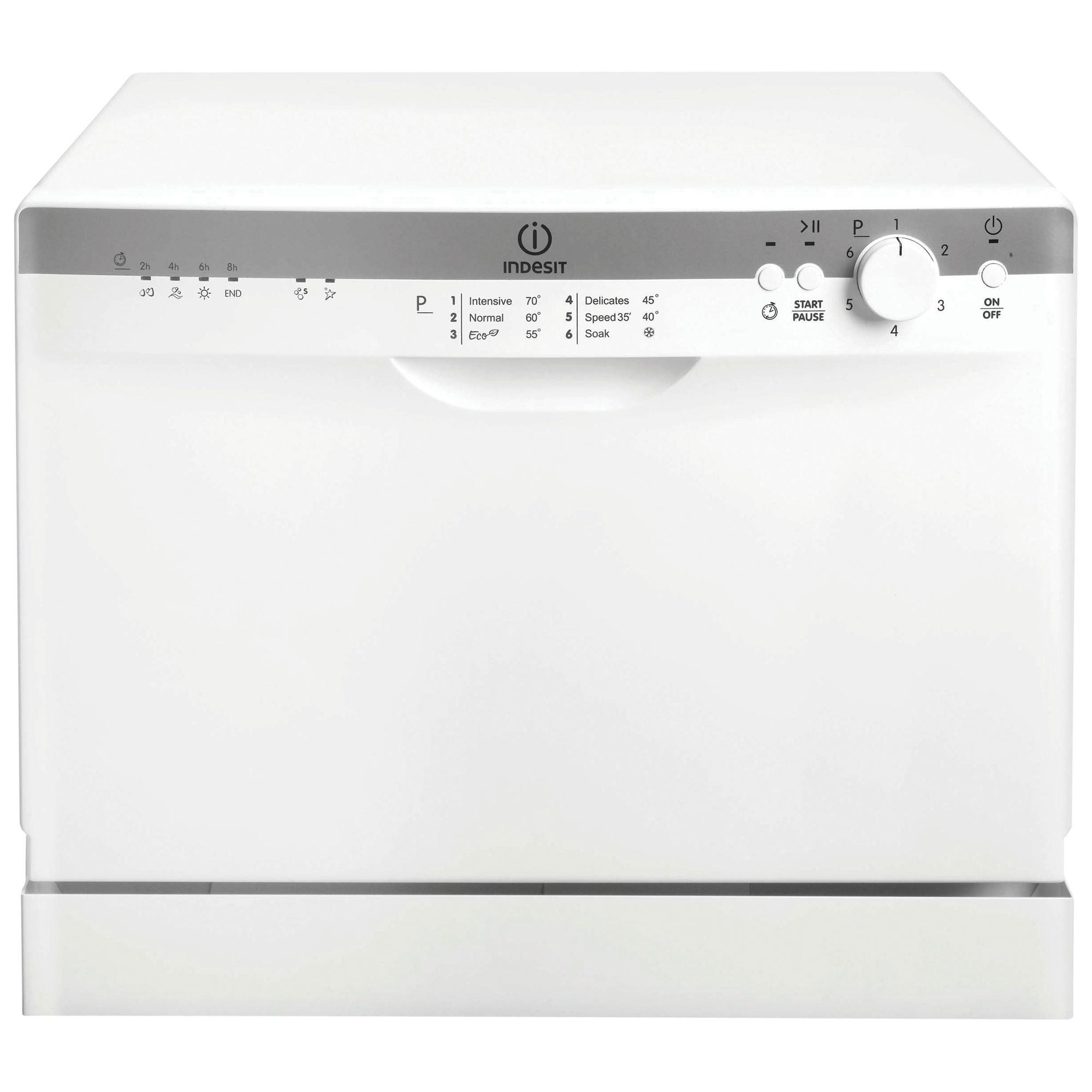 Indesit ICD661 Compact Dishwasher, White