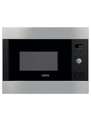 Zanussi ZBG26542XA Built-in Microwave with Grill, Stainless Steel