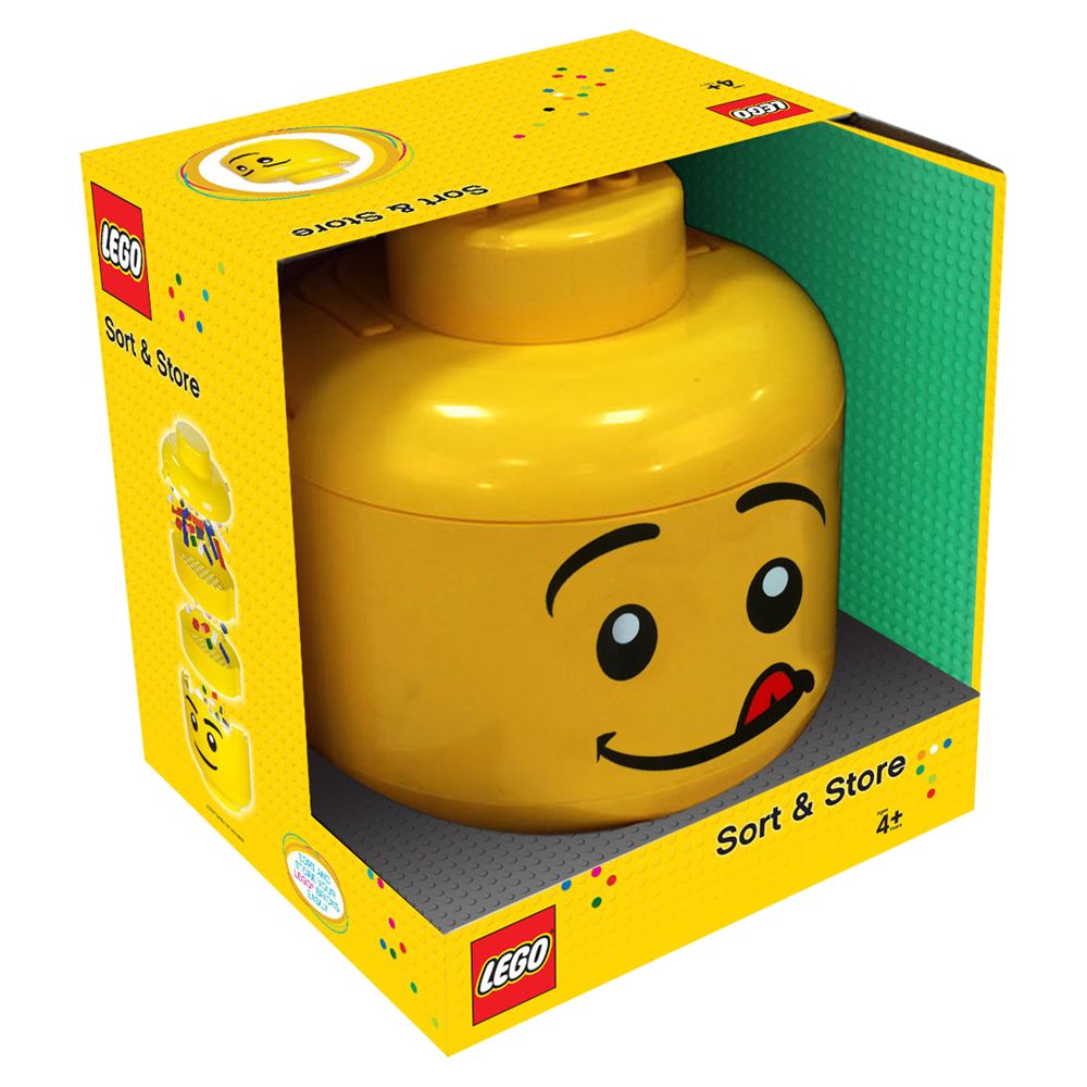 sort and store lego head