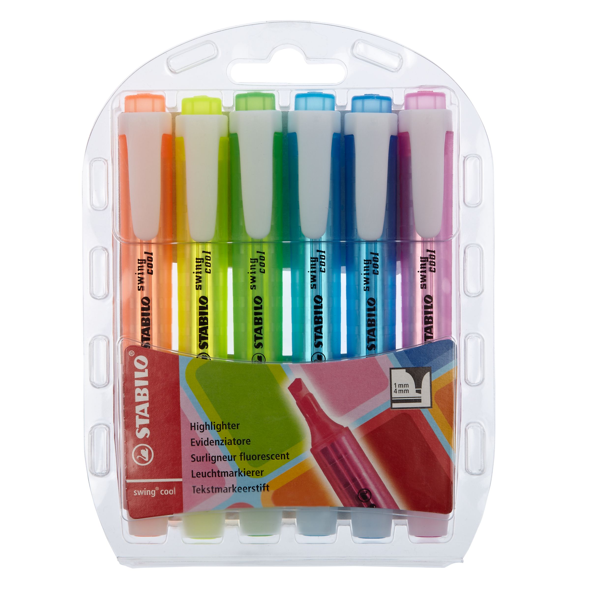 Highlighters, Pack of 6