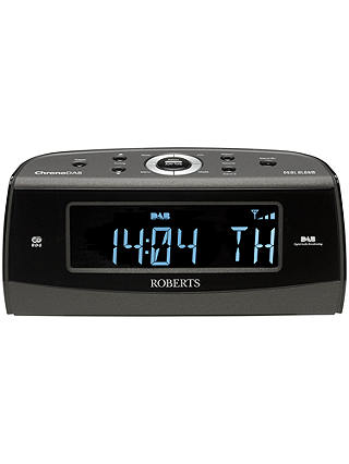 ROBERTS ChronoDAB DAB/FM Digital Clock Radio, Black