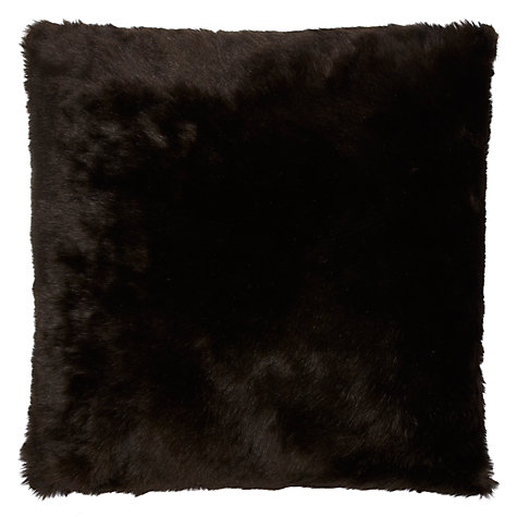 Buy Fur Chocolate Floor Cushions Online at johnlewis.com