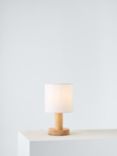 John Lewis ANYDAY Slater Wood Touch Table Lamp