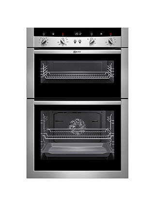 Neff U15M52N3GB Double Electric Oven, Stainless Steel