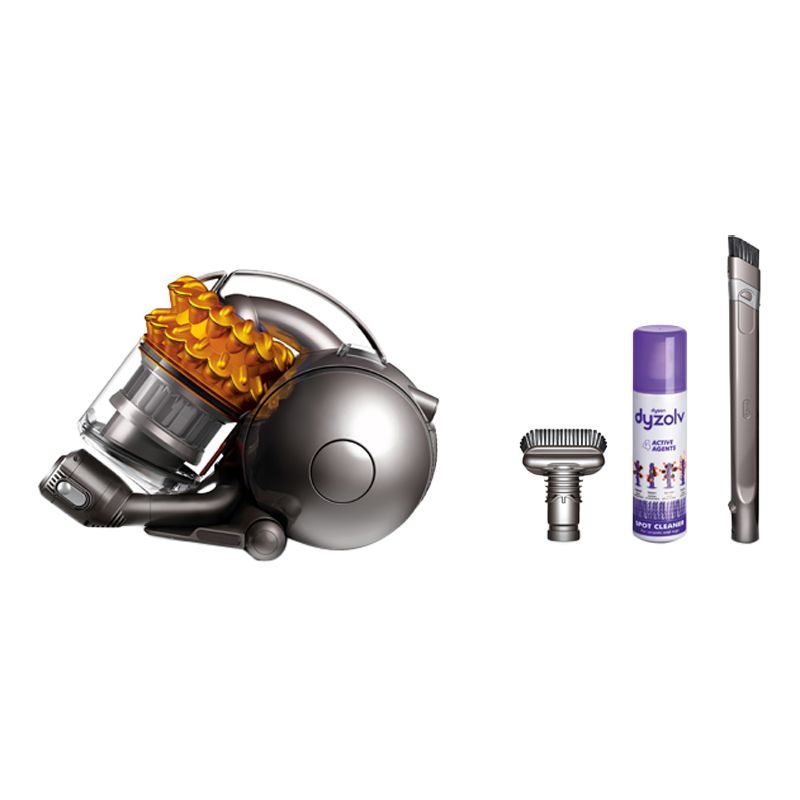 Dyson DC47 Multi Floor Complete Cylinder Bagless Vacuum Cleaner - Silver and Yellow