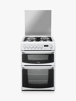 Hotpoint Cannon CH60DHWFS Dual Fuel Cooker, White