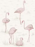Cole & Son Flamingos Wallpaper, Pink, 95/8045