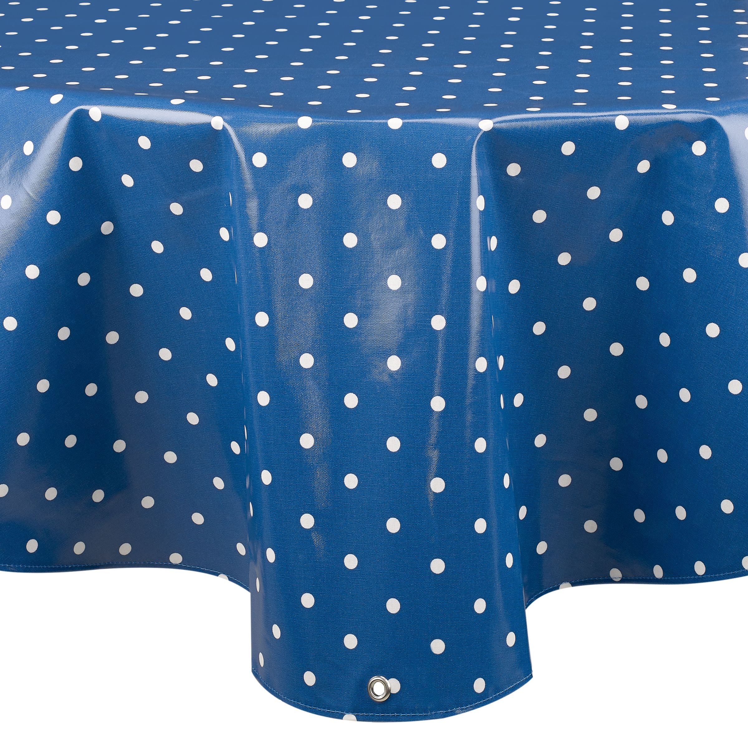 Oily Rag Spotty Round Tablecloth, Dia.130cm