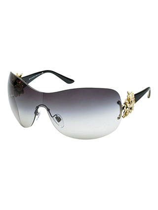 Bvlgari BV6064B Starlight Square Sunglasses, Pale Gold