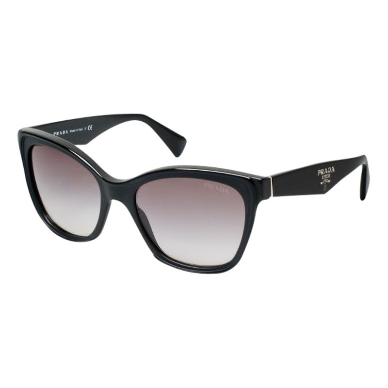 Prada PR20PS Classic Logo Square Sunglasses, Black