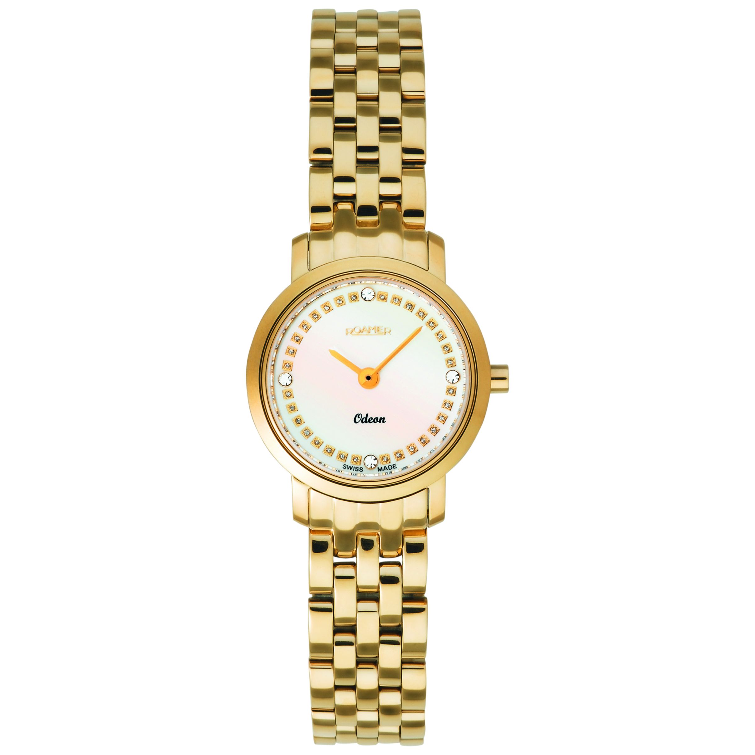 Roamer Odeon 931830 48 89 90 Women's Steel Bracelet Watch, Gold