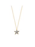 London Road 9ct Gold Portobello Starry Night Diamond Star Pendant