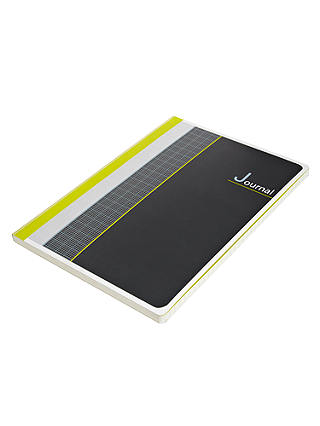 John Lewis & Partners Graph Set A4 Notebook, Grey