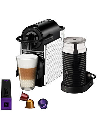 Nespresso Pixie Automatic Coffee Maker and Aeroccino by Magimix