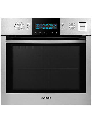 Samsung BQ1VD6T131 Dual Cook Single Electric Steam Oven, Stainless Steel