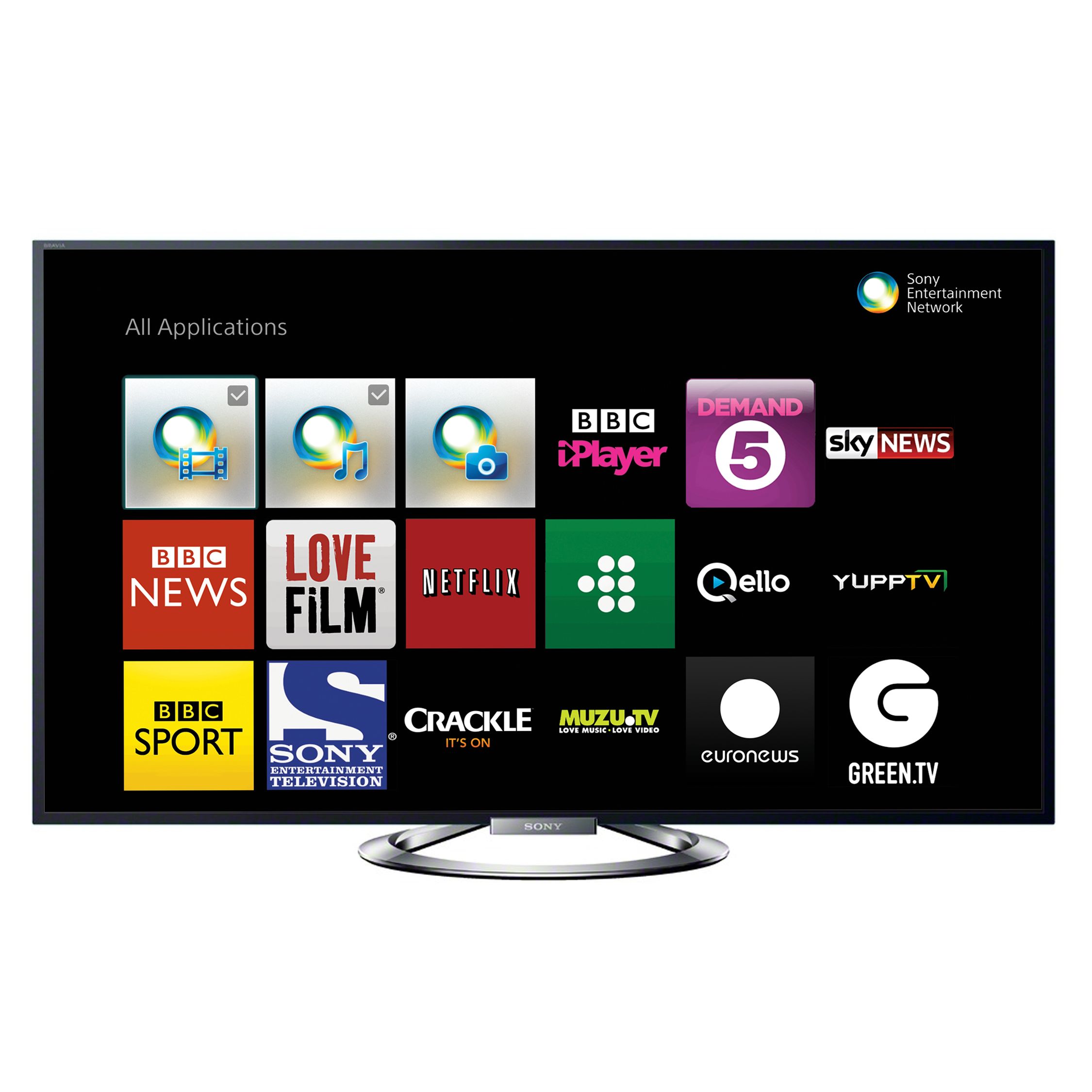 Sony Bravia KDL46W905ABU LED HD 1080p 3D Smart TV, 46 Inch, NFC with Freeview HD and 4x 3D Glasses
