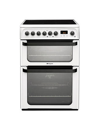 Hotpoint JLE61P Signature Electric Cooker, White