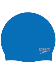 Speedo Adult Moulded Silicone Cap, Blue