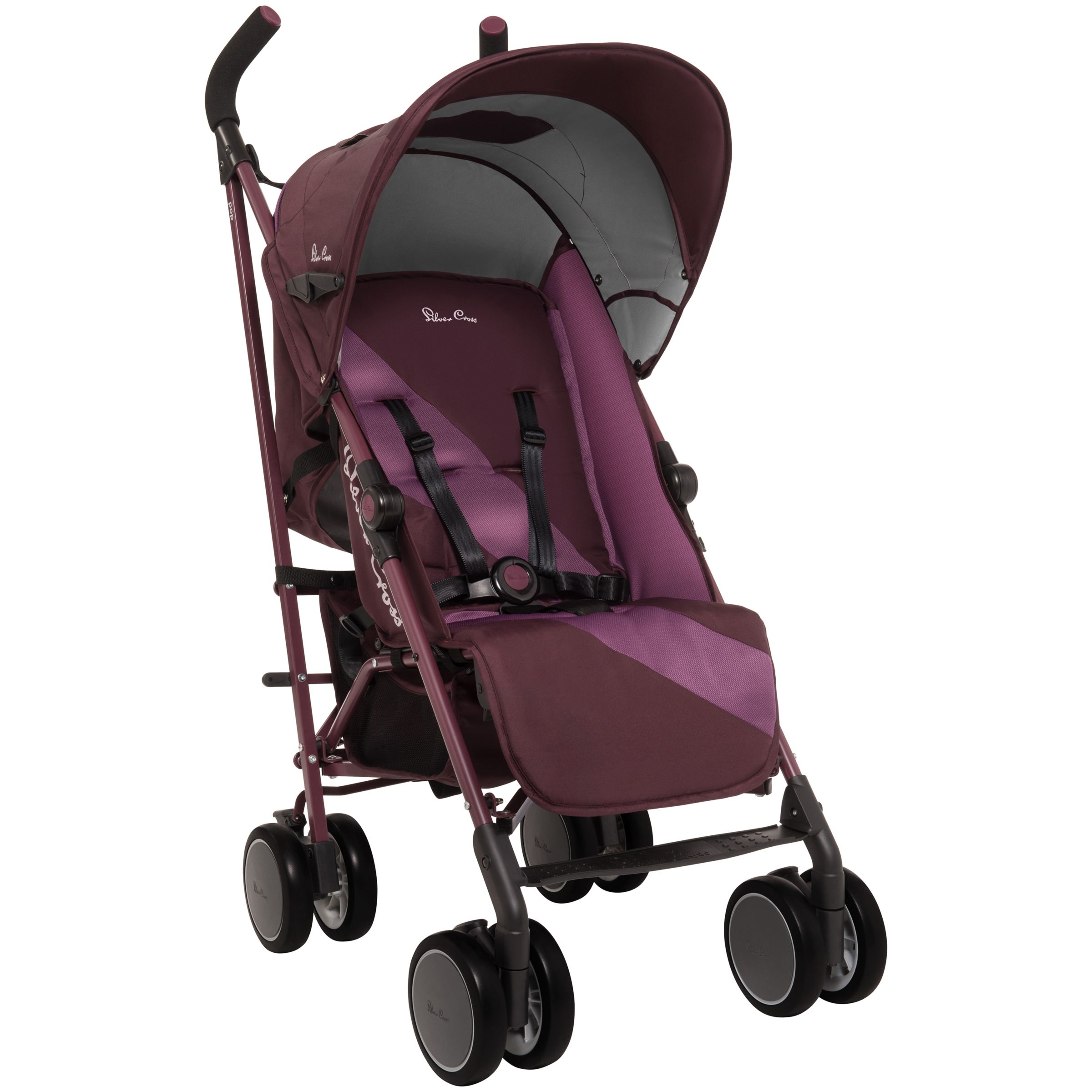 silver cross pop stroller purple