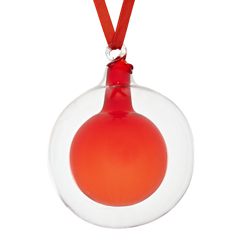 Buy House by John Lewis Ball in Glass Bauble Online at johnlewis.com