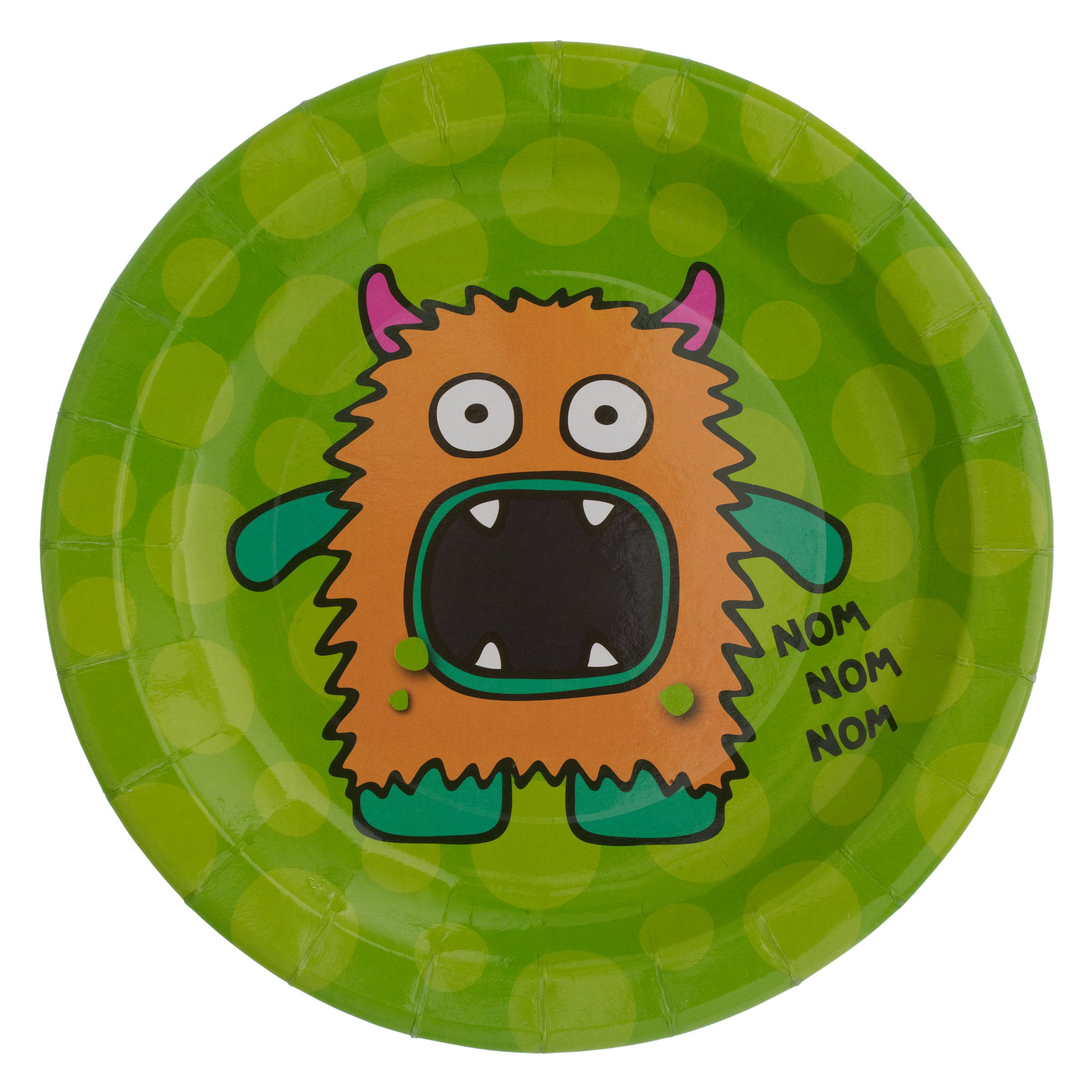 Monster Madness Paper Plates, Pack of 8