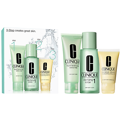 shop for Clinique 3-Step Skincare 1 Introduction Kit, Very Dry to Dry at Shopo