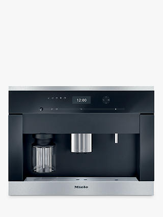Miele CVA 6401 Built-in Bean-to-Cup Coffee Machine, Clean Steel