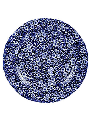 Burleigh Blue Calico Dessert Plate