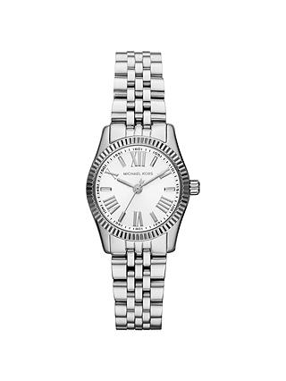 Michael Kors MK3228 Women's Lexington Stainless Steel Bracelet Strap Watch, Silver