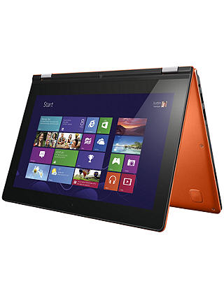 Lenovo Ideapad Yoga 11S Convertible Ultrabook, Intel Core i3, 4GB RAM, 128GB SSD, 11.6" Touch Screen, Orange